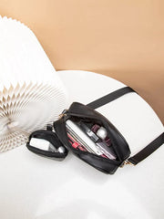 Chevron Quilted Square - Black
