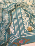 Digital Printed 3 Piece Swiss Lawn With Silk Dupatta - SN-18