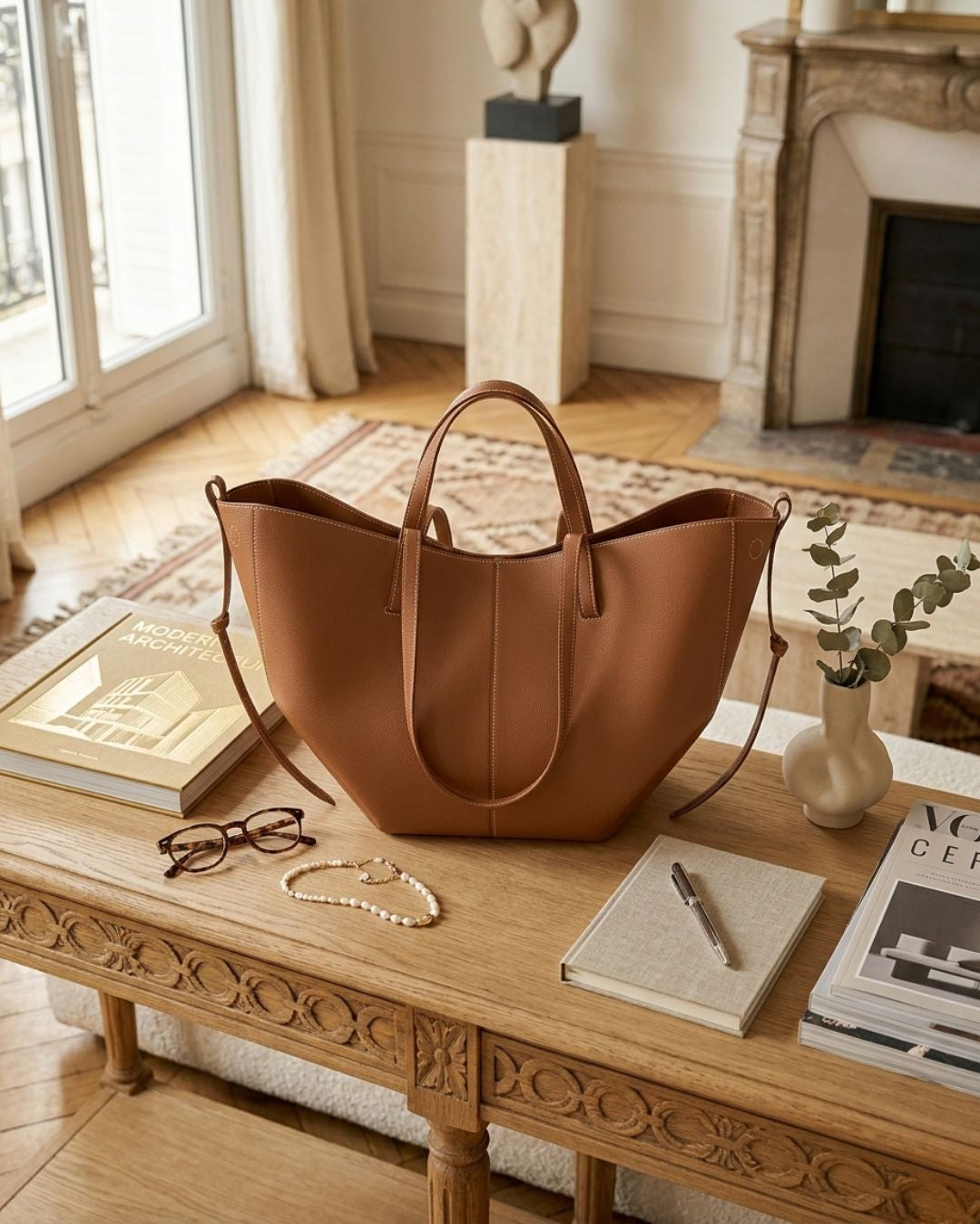 Cyme Tote Brown