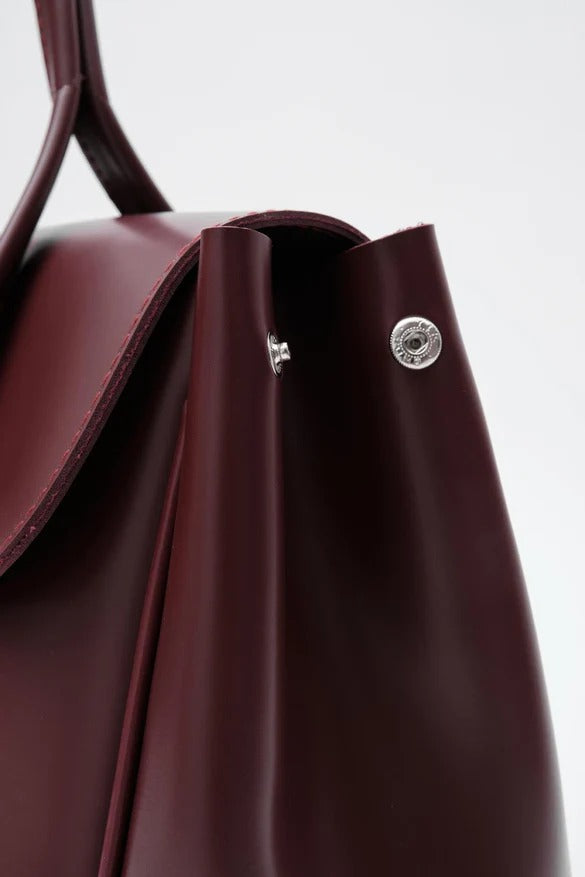 Flap Shoulder Bag Maroon